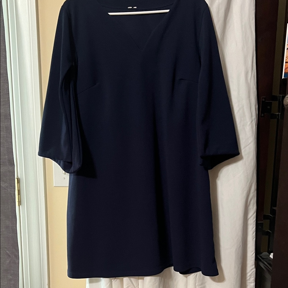 Elegant Navy Blue Dress